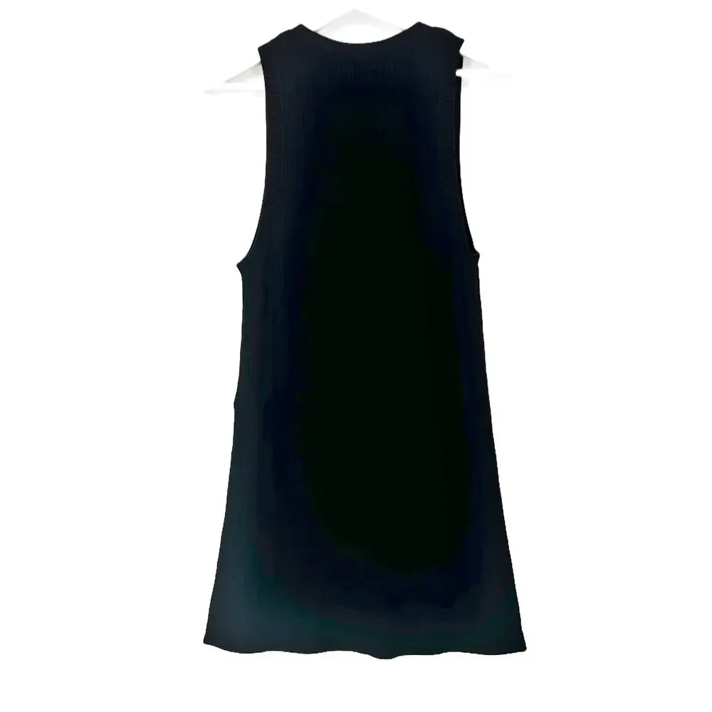 NEW & Other Stories Long Ribbed Knit Sweater Vest Top w/ Side Slits XS